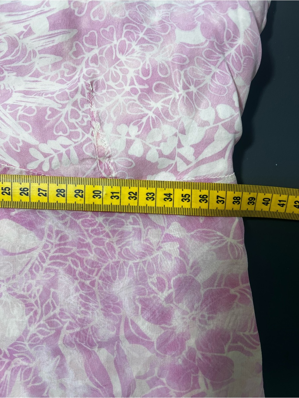 Da-Nang Silk Tropical Dress Y2K Pink Ruffle - Picture 10 of 12